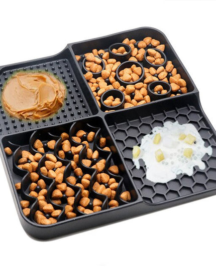2-In-1 Slow Feeder Silicone Lick Mat
