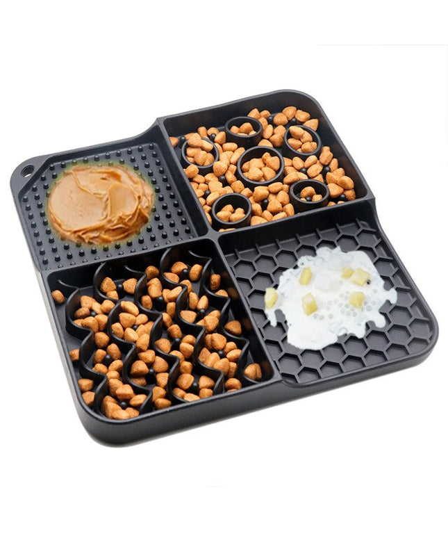 2-In-1 Slow Feeder Silicone Lick Mat