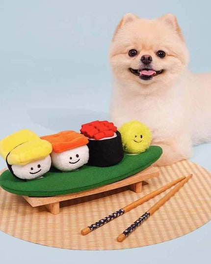 Sushi Interactive Dog Toy Set