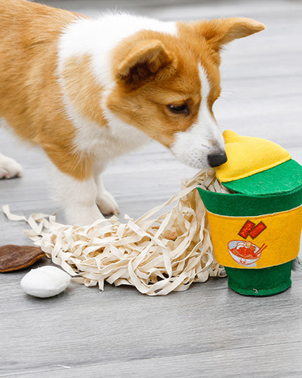 Cup Noodle Interactive Nosework Dog Toy