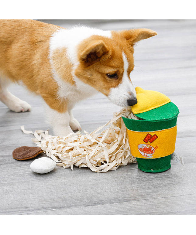 Cup Noodle Interactive Nosework Dog Toy