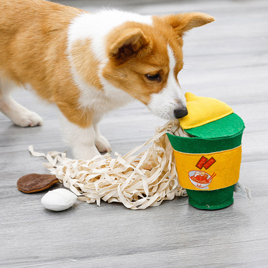 Cup Noodle Interactive Nosework Dog Toy