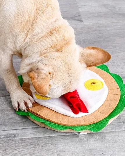 Breakfast Wrap Interactive Nosework Dog Toy