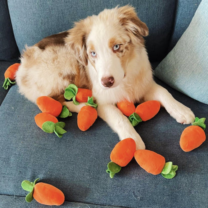 Worthy Dog, Carrot Toy, Small - Alsip Home & Nursery