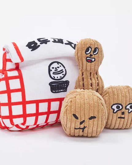 Walnut Peanut Bag Interactive Dog Toy