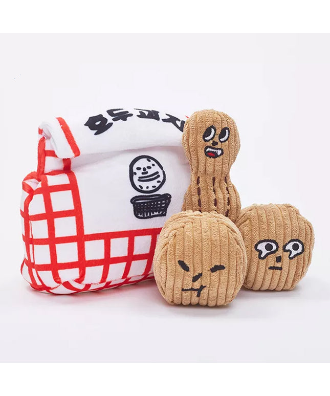 Walnut Peanut Bag Interactive Dog Toy