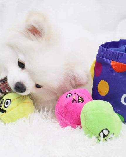 Candy Bucket Interactive Dog Toy