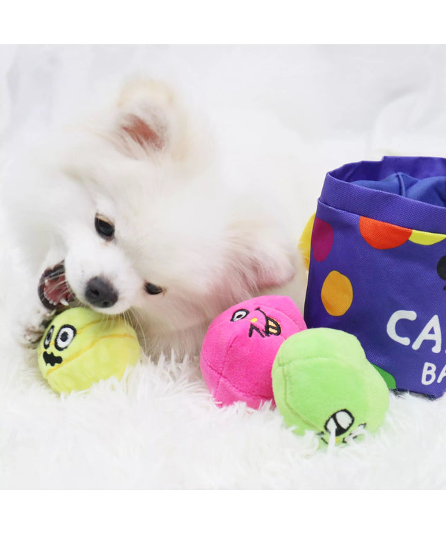Candy Bucket Interactive Dog Toy