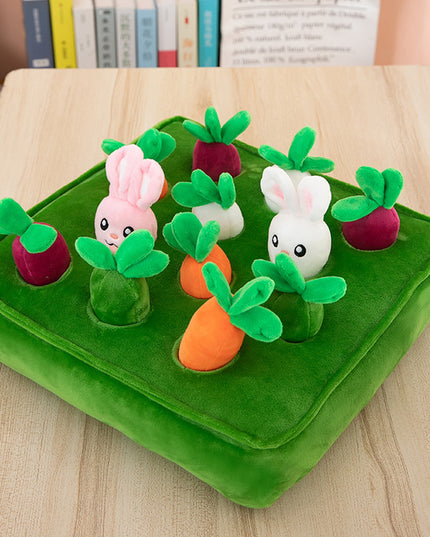 Bunny Carrot Crop Interactive Nosework Dog Toy