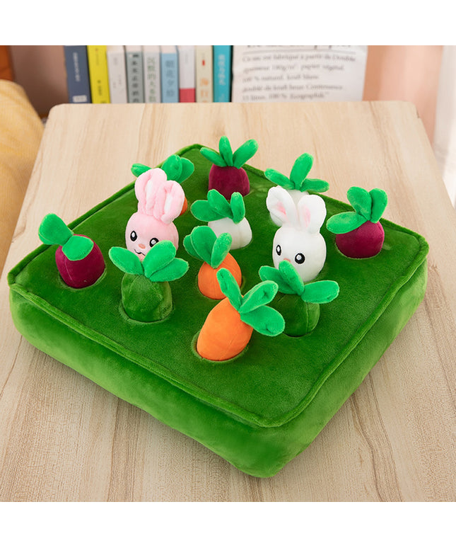 Bunny Carrot Crop Interactive Nosework Dog Toy