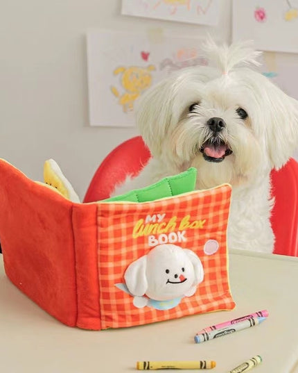 Lunch Sniff Book Interactive Nosework Dog Toy