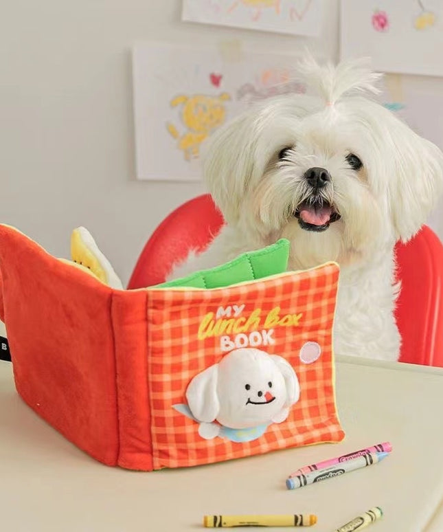 Lunch Sniff Book Interactive Nosework Dog Toy