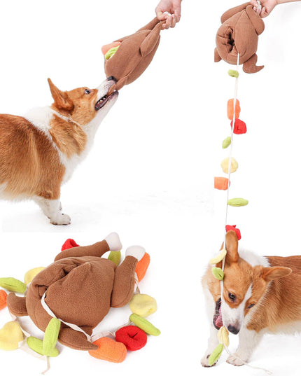 Turkey Interactive Nosework Dog Toy