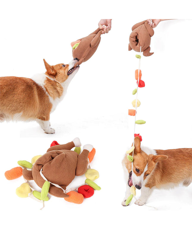 Turkey Interactive Nosework Dog Toy