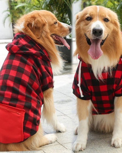 Plaid Hoodies for Pets