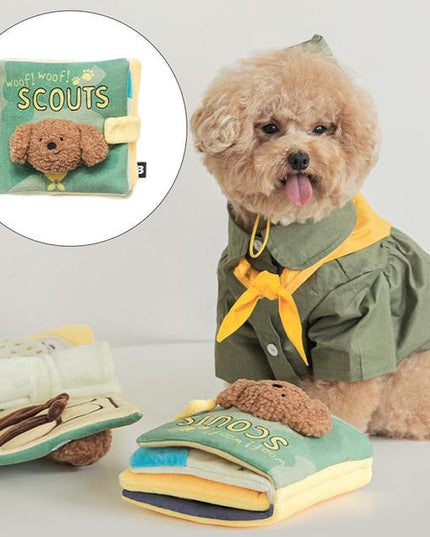 Scouts Sniff Book Nosework Dog Toy