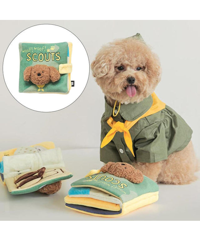 Scouts Sniff Book Nosework Dog Toy