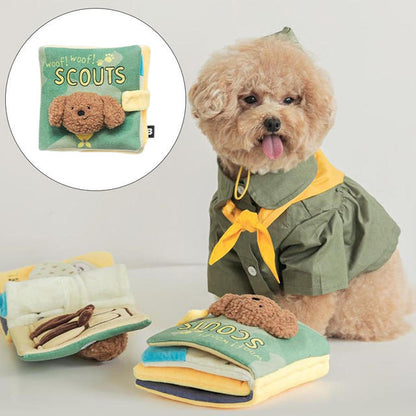 Scouts Sniff Book Nosework Dog Toy – WOOFELITE