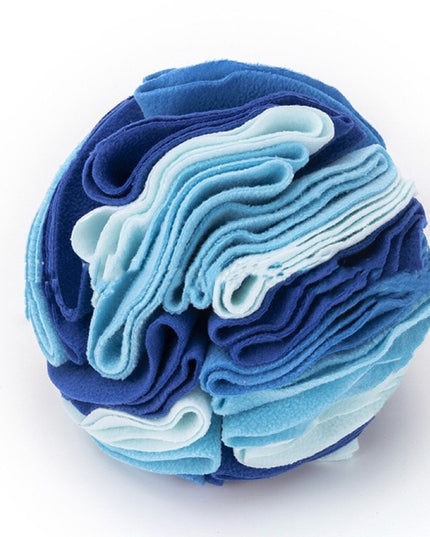 Fleece Snuffle Ball Nosework Dog Toy