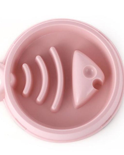 Small Fish Shaped Slow Feeder Bowl