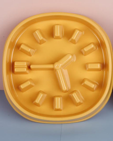 Clock Slow Feeder Bowl