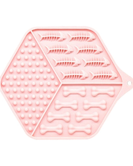 Hexagon Silicone Lick Mat
