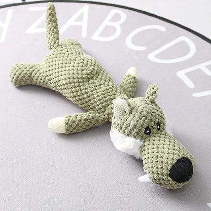 Cute Animal Squeaky Plush Dog Toy