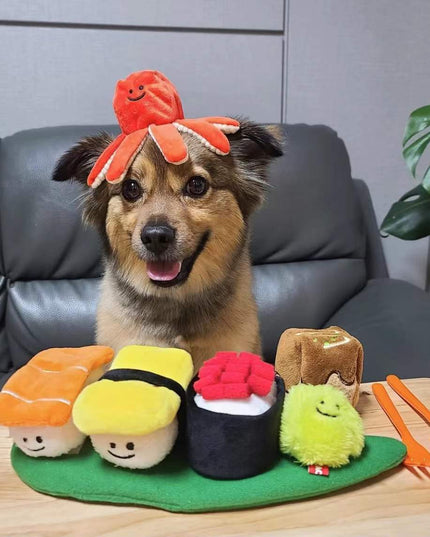 Sushi Interactive Dog Toy Set