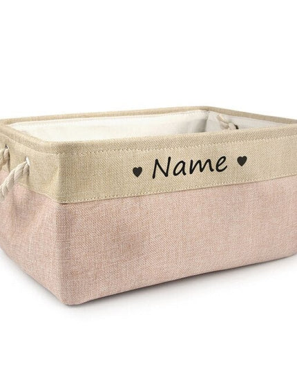 Personalized Dog Toy Basket