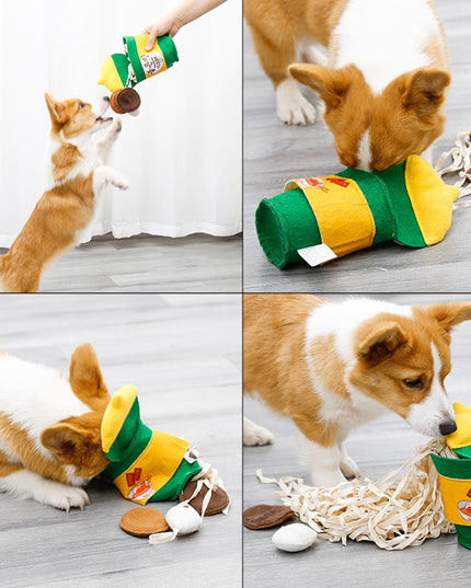 Cup Noodle Interactive Nosework Dog Toy