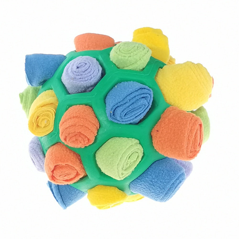 2023 Brand New 100%bubble Rubber Ball Dog Toy Interactive Dog Puzzle Toys  Pet Snuffle Ball Toy Natural Foraging Skill 39% Off