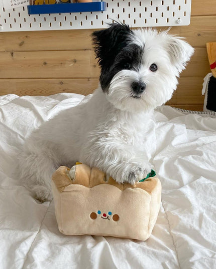 Bread Loaf Nosework Dog Toy