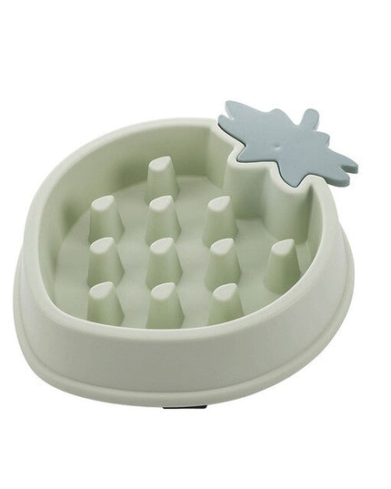 Cute Strawberry Slow Feeder Bowl