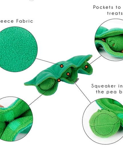 Green Peas Interactive Nosework Dog Toy