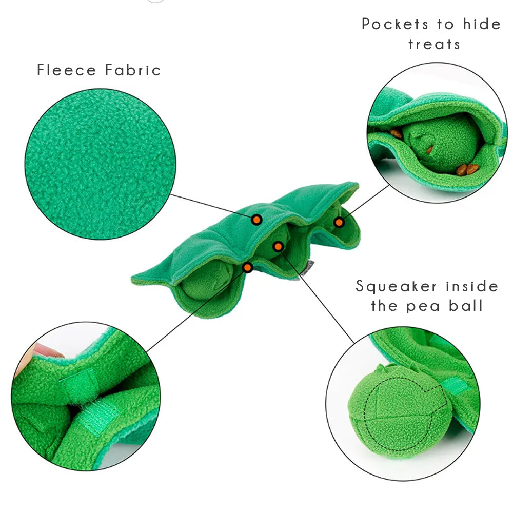Green Peas Interactive Nosework Dog Toy