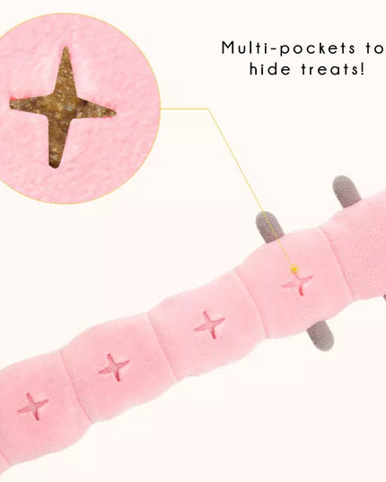 Caterpillar Interactive Nosework Dog Toy