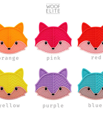 Fox Silicone Lick Mat