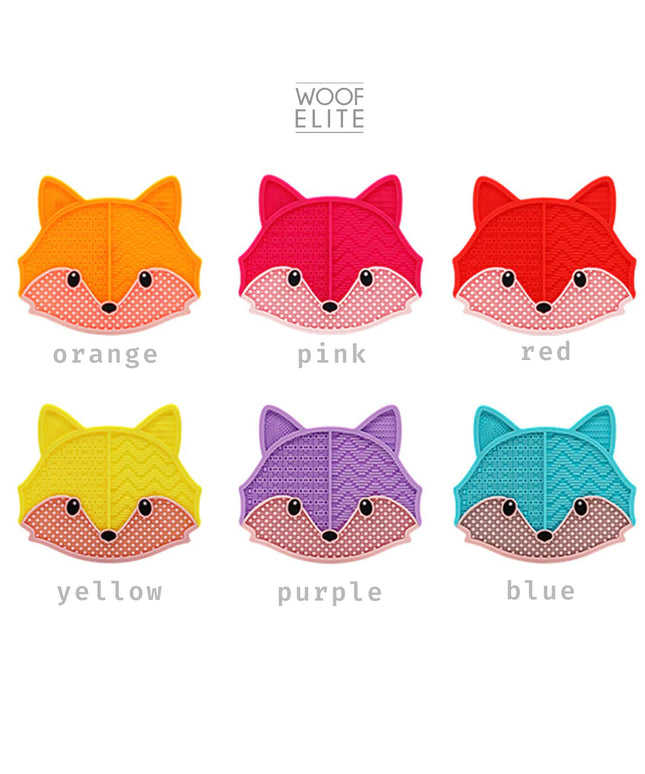 Fox Silicone Lick Mat