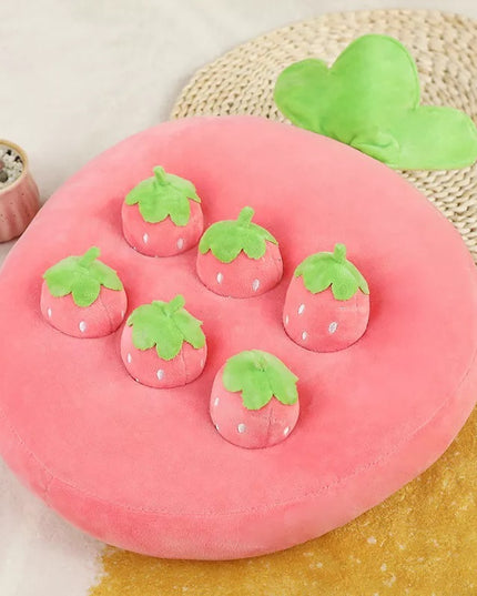 Strawberry Interactive Nosework Dog Toy