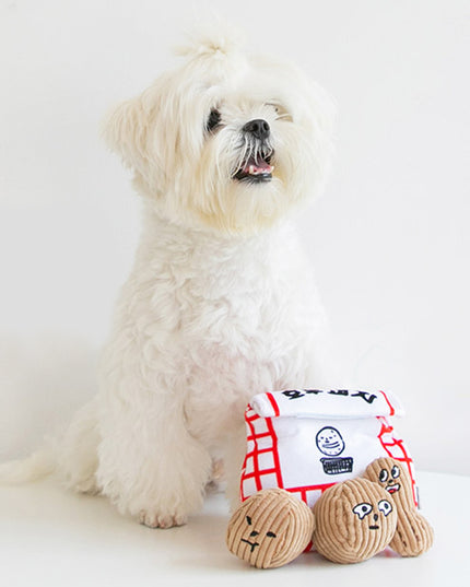 Walnut Peanut Bag Interactive Dog Toy