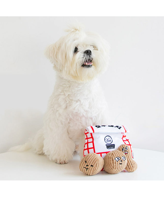 Walnut Peanut Bag Interactive Dog Toy