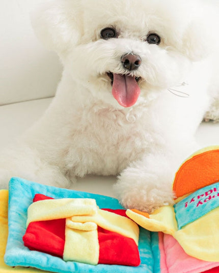 Birthday Sniff Book Nosework Dog Toy
