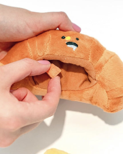 Croissant Butter Interactive Nosework Dog Toy