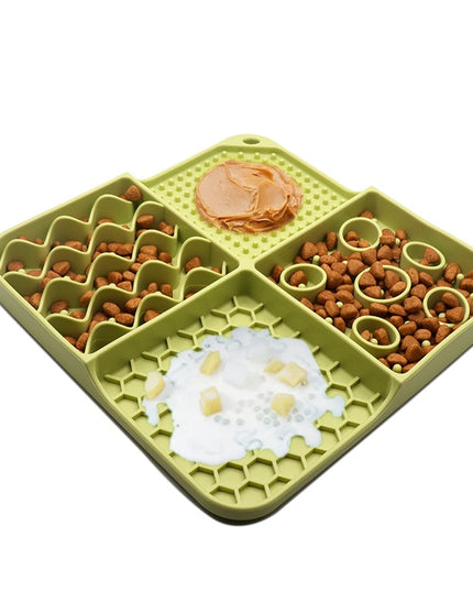2-In-1 Slow Feeder Silicone Lick Mat