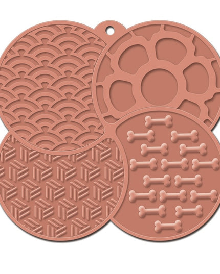 4-Section Suction Silicone Lick Mat