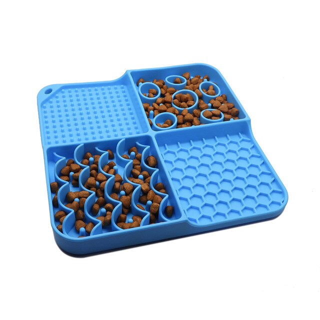 2-In-1 Slow Feeder Silicone Lick Mat