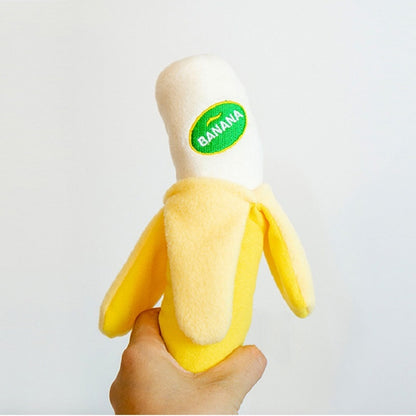 Banana Interactive Nosework Dog Toy