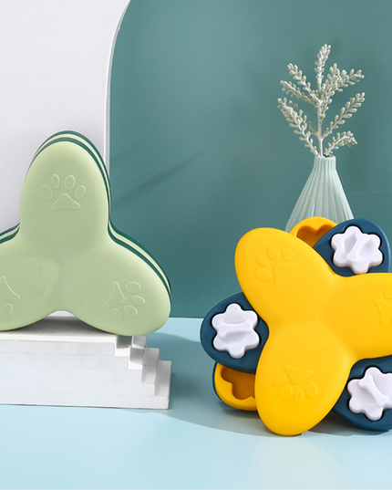 3-Layer Rotating Puzzle Interactive Slow Feeder
