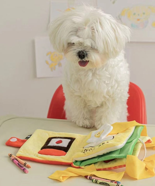 Lunch Sniff Book Interactive Nosework Dog Toy