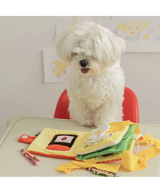 Lunch Sniff Book Interactive Nosework Dog Toy